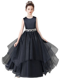 Girls Birthday Party Dresses Formal Special Occasion Dress For Teens Junior Bridesmaid Pageant Ball Gown