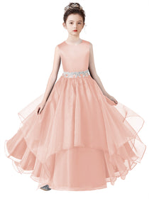 Girls Birthday Party Dresses Formal Special Occasion Dress For Teens Junior Bridesmaid Pageant Ball Gown