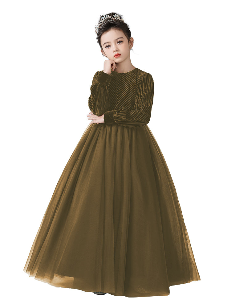 Junior Bridesmaid Dress | Flower Girls Dresses | Velvet Winter Dress | Dideyttawl Junior Bridesmaid Dress | Flower Girls Dresses | Velvet Winter Dress | Dideyttawl