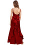 Dideyttawl Mermaid Girls Formal Dress Satin Special Occasion Dress for Girls 2522