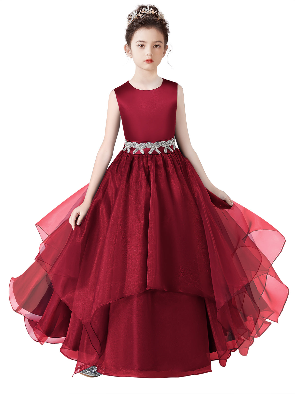 Girls Birthday Party Dresses Formal Special Occasion Dress For Teens Junior Bridesmaid Pageant Ball Gown