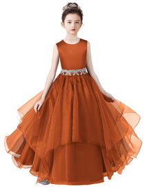 Girls Birthday Party Dresses Formal Special Occasion Dress For Teens Junior Bridesmaid Pageant Ball Gown