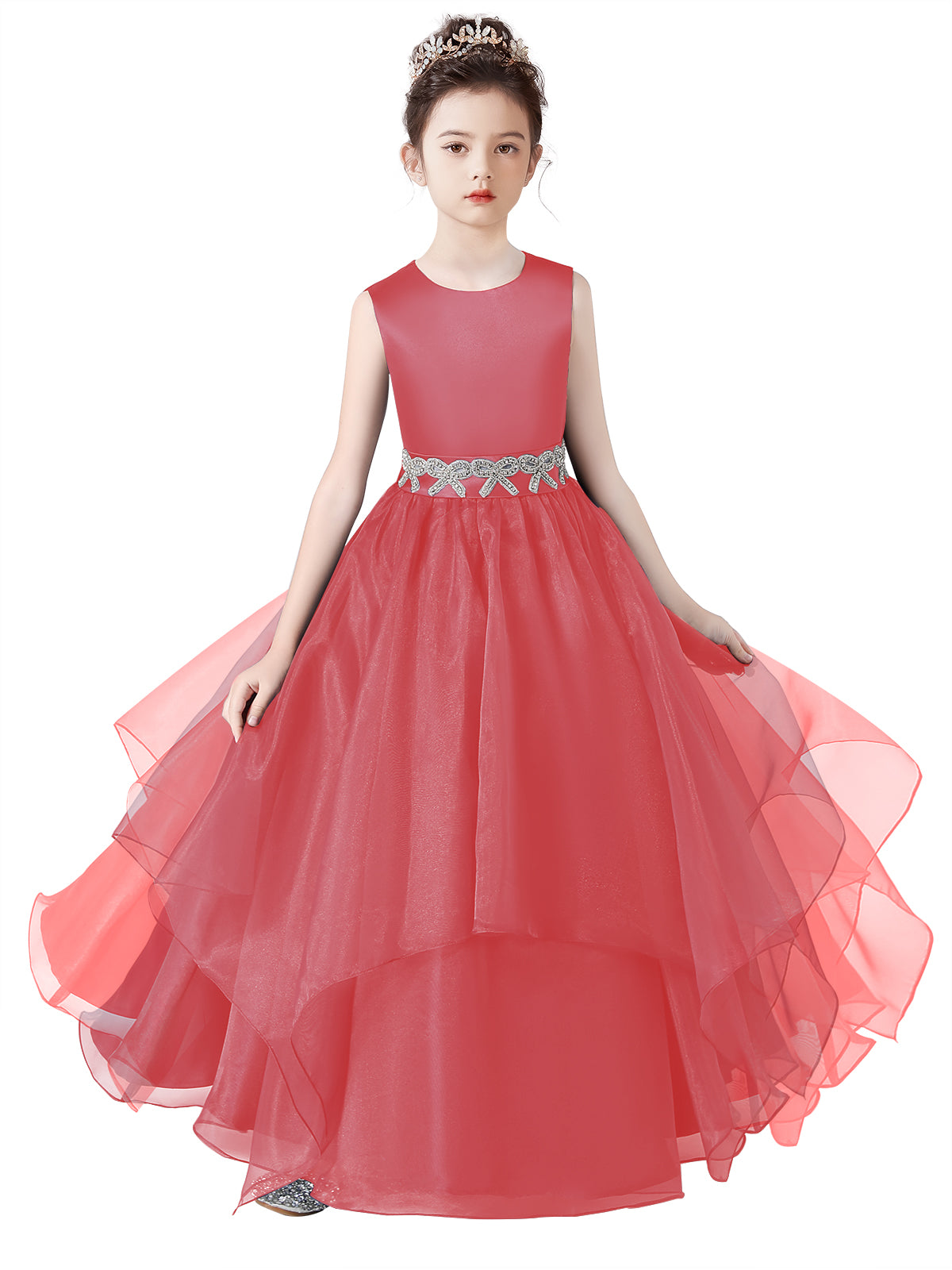 Girls Birthday Party Dresses Formal Special Occasion Dress For Teens Junior Bridesmaid Pageant Ball Gown