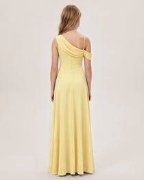 Daffodil Chiffon Junior Bridesmaid Dress
