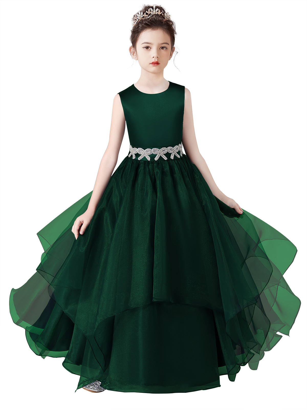 Girls Birthday Party Dresses Formal Special Occasion Dress For Teens Junior Bridesmaid Pageant Ball Gown