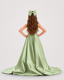 Sage Green Junior Bridesmaid Dresses