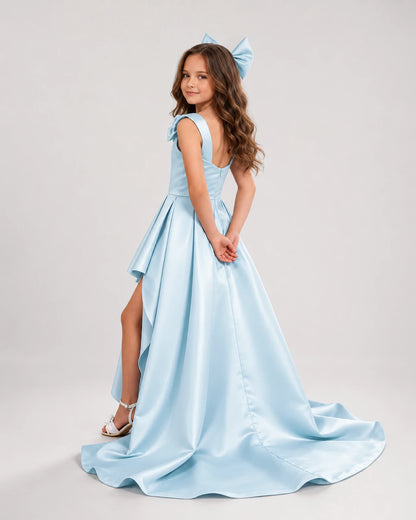 Baby Blue Junior Bridesmaid Dresses