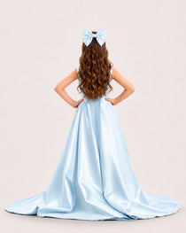 Baby Blue Junior Bridesmaid Dresses