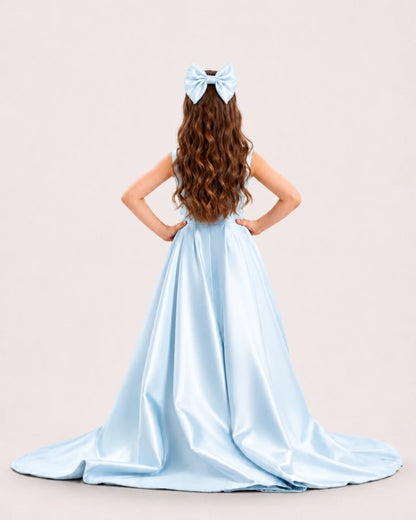 Baby Blue Junior Bridesmaid Dresses