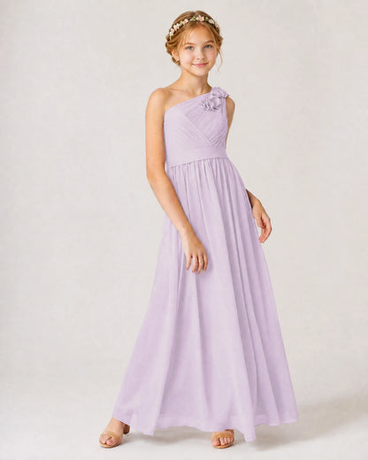 Lavender Chiffon Junior Bridesmaid Dress