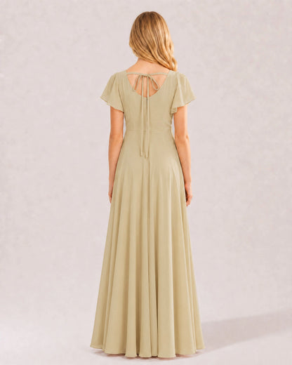 Champagne Junior Bridesmaid Dress