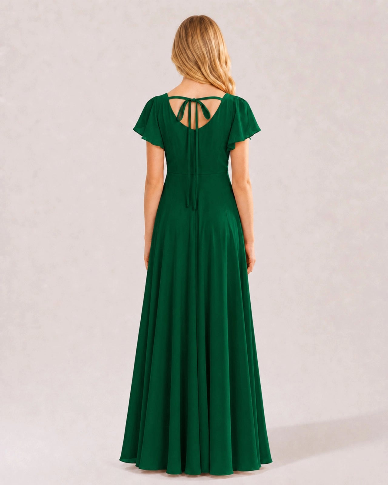 Dark Green Junior Bridesmaid Dress