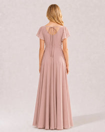 Dusty Rose Junior Bridesmaid Dress