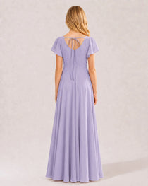 Lavender Junior Bridesmaid Dress