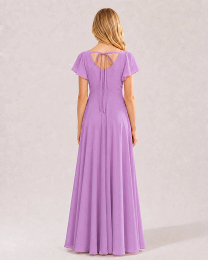 Lilac Junior Bridesmaid Dress