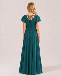 Peacock Junior Bridesmaid Dress