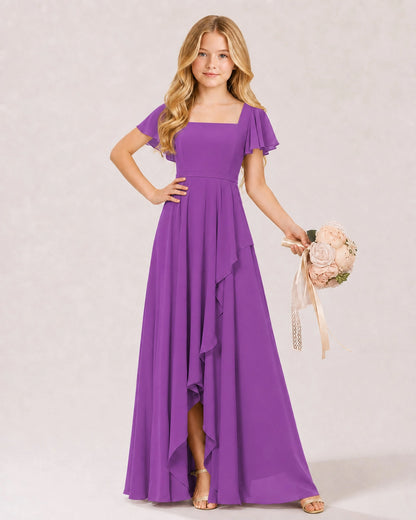 Purple Junior Bridesmaid Dress