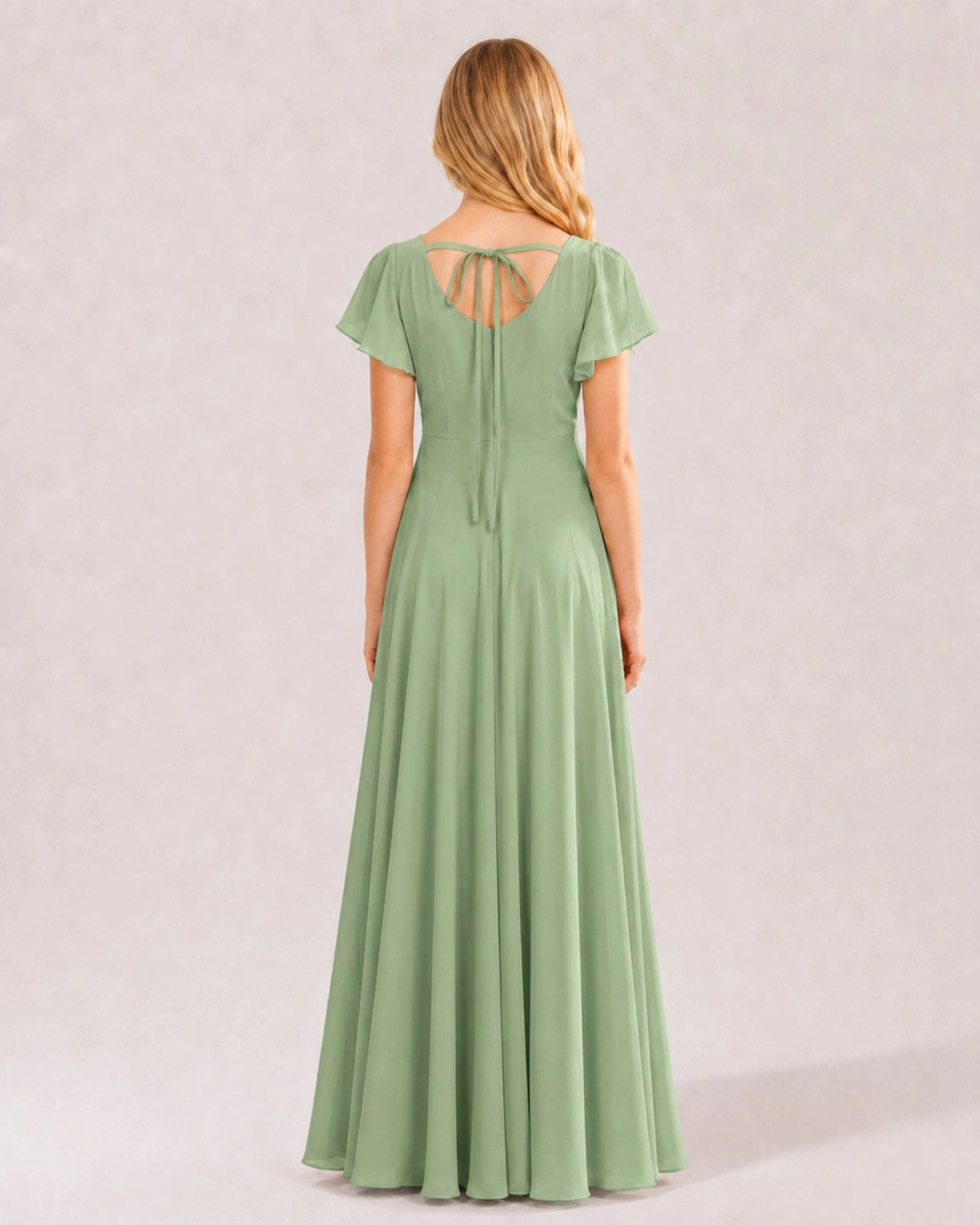 Sage Green Junior Bridesmaid Dress