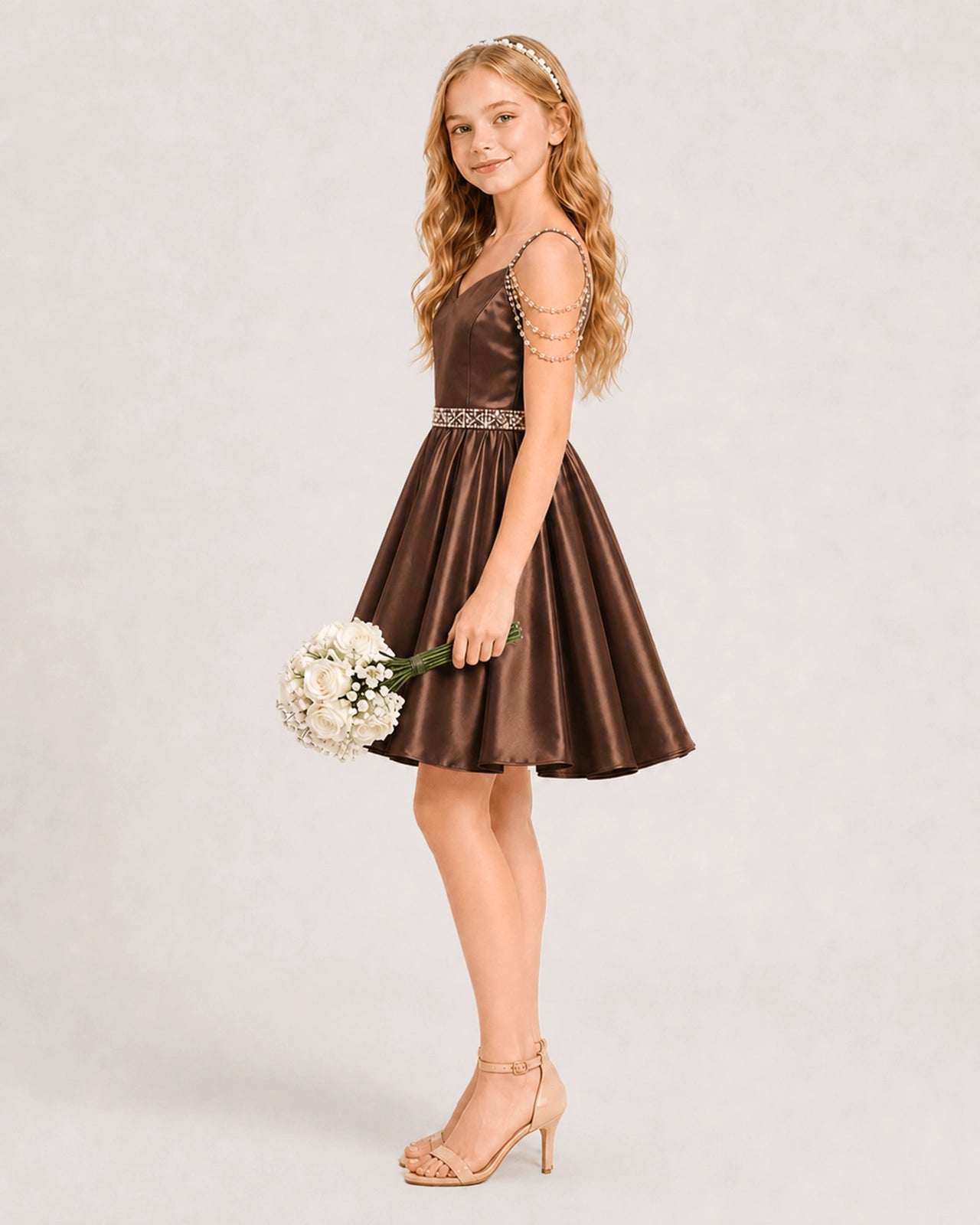 Brown Girls Prom Dress