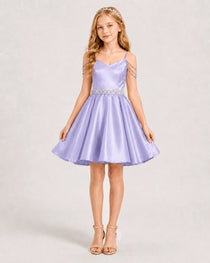 Lavender Girls Prom Dress