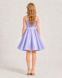 Lavender Girls Prom Dress