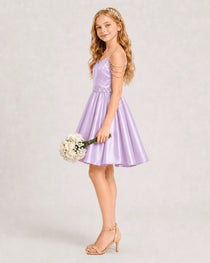 Lavender Girls Prom Dress