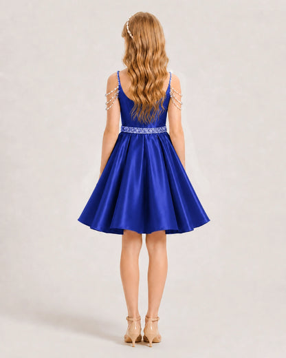 Royal Blue Girls Prom Dress