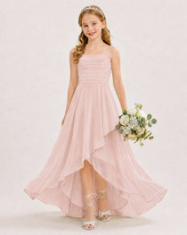 Blush Pink Junior Bridesmaid Dress