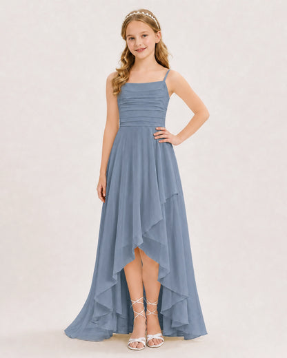 Dusty Blue Junior Bridesmaid Dress