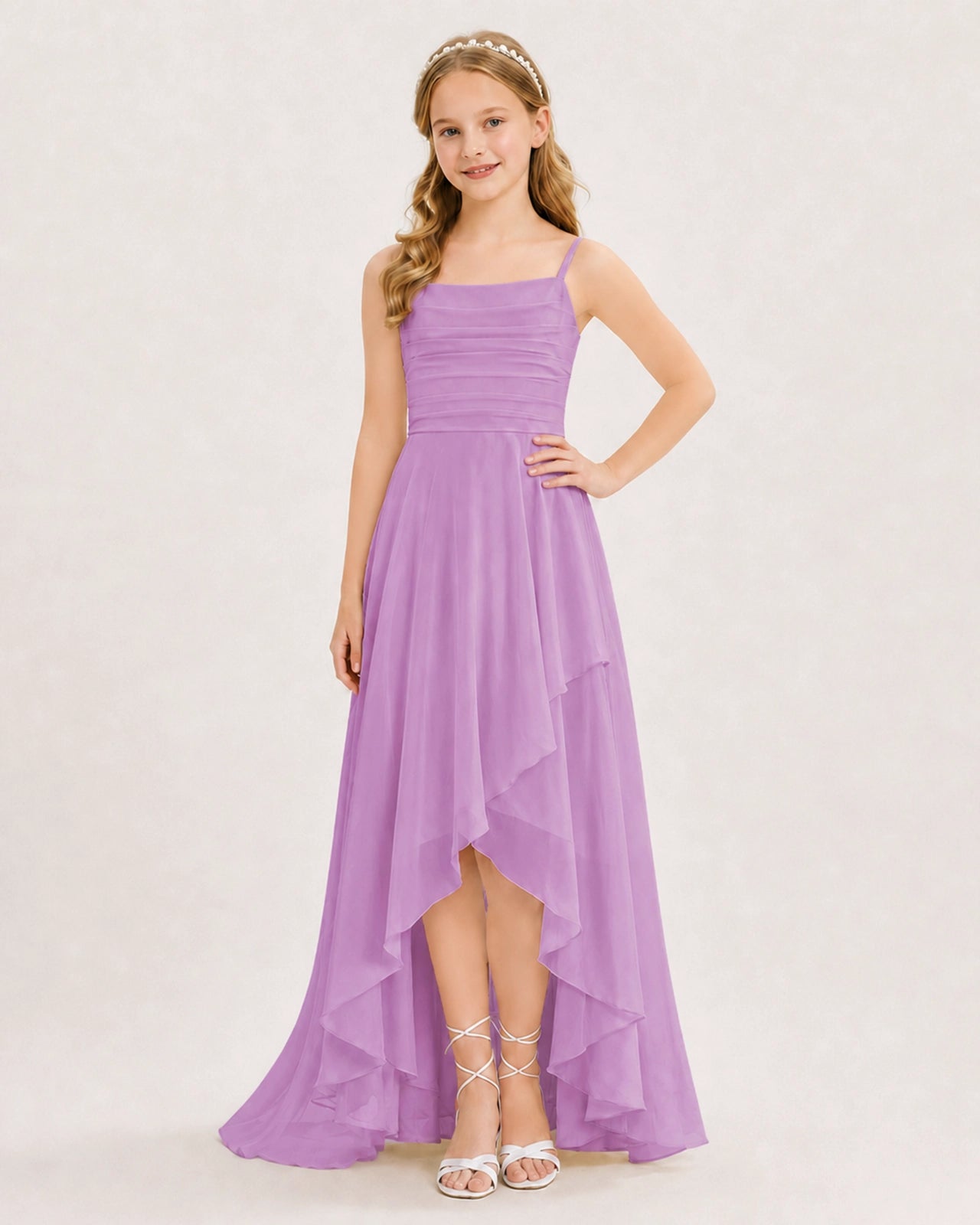 Lavender Junior Bridesmaid Dress