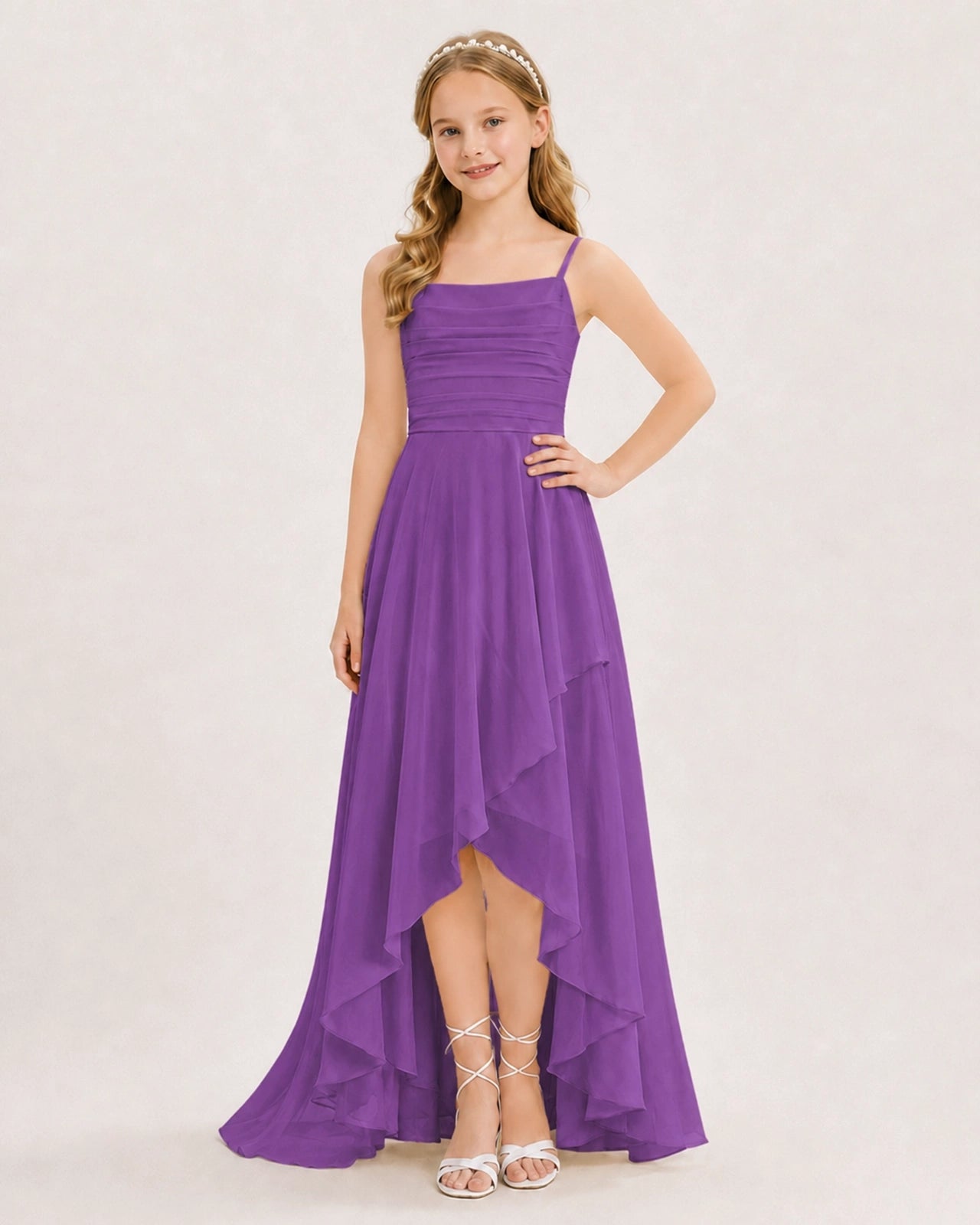 Purple Junior Bridesmaid Dress