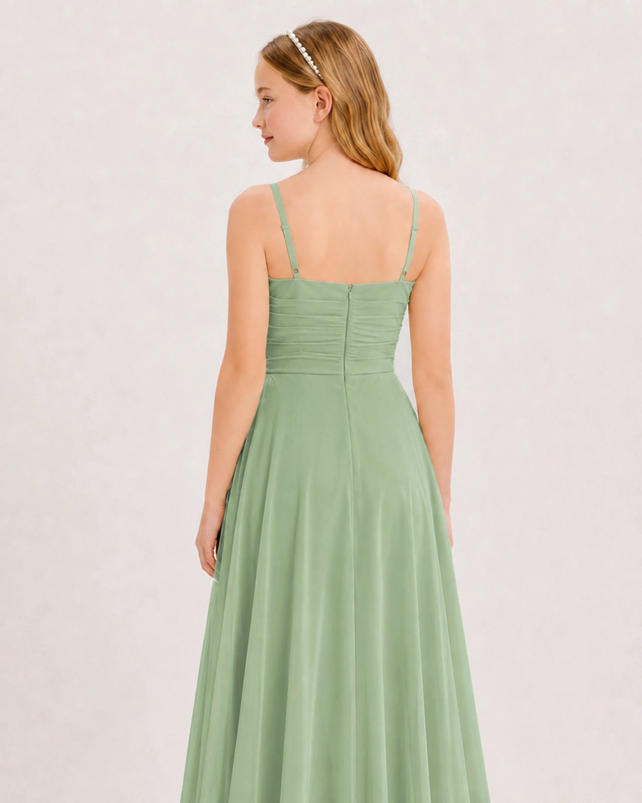 Junior Bridesmaid Dress | Sleeveless & Ruffle Layers
