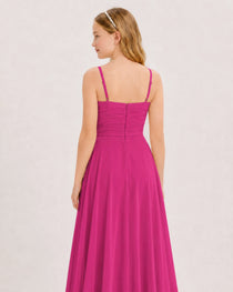 Hot Pink Junior Bridesmaid Dress