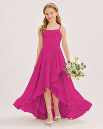 Hot Pink Junior Bridesmaid Dress