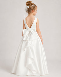Ivory Flower Girls Dress