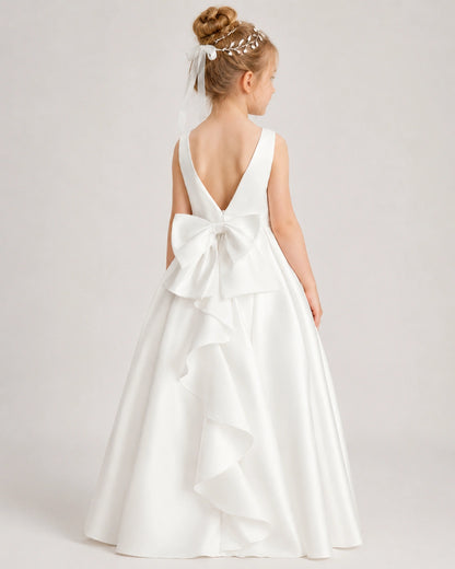 Ivory Flower Girls Dress