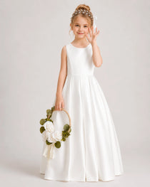 Ivory Flower Girls Dress