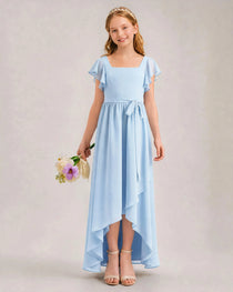 Baby Blue Junior Bridesmaid Dresses