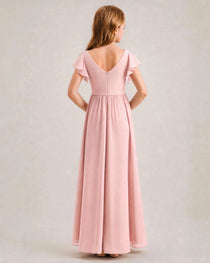 Blush Pink Junior Bridesmaid Dresses