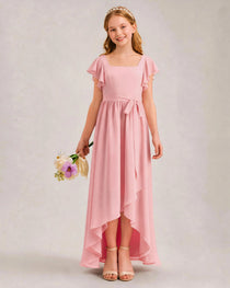 Pink Junior Bridesmaid Dresses