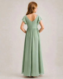 Sage Green Junior Bridesmaid Dresses
