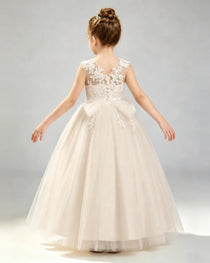 Champagne Flower Girl Dress
