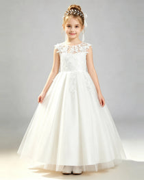 Ivory Flower Girl Dress