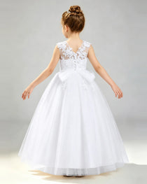 White Flower Girl Dress