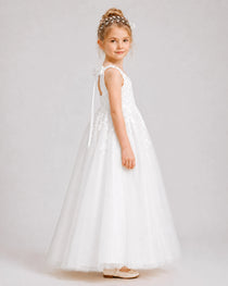 Ivory Lace Flower Girl Dress