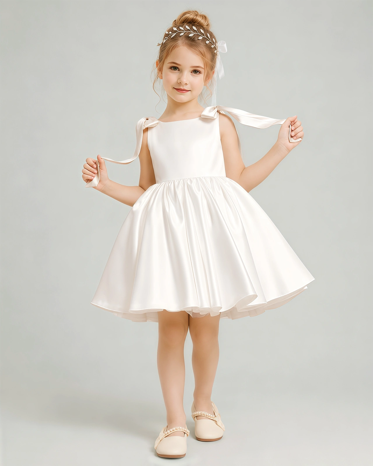 Ivory Flower Girl Dress