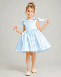 Baby Blue Flower Girl Dress
