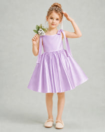 Lilac Flower Girl Dress