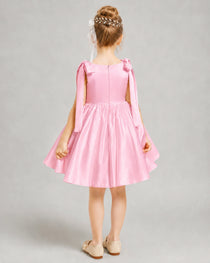 Pink Flower Girl Dress