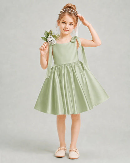 Sage Green Flower Girl Dress